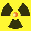 radioactivité pomme rouge
