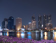 Bangkok cityscape night scene Bangkok cityscape night scene