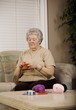 Woman Knitting