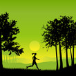 Female jogger