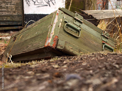 Foto: Alte Munitionskiste Alte Munitionskiste
