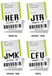 Airport bag tags - Iles grecques