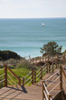 Foto: Escalinata hacia la Playa de San Rafael, Albufeira Escalinata hacia la Playa de San Rafael, Albufeira
