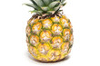 One pineapple fruit on white background