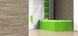 green bathtub