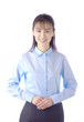 受付の女性