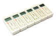 Photo: remote infrared devices in row remote infrared devices in row