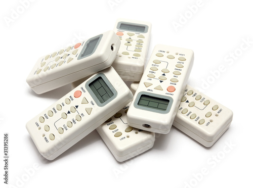 Photo: remote infrared devices in heap remote infrared devices in heap