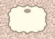 Vector Pastel Ivy Background and Ornate Frame Vector Pastel Ivy Background and Ornate Frame