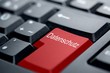 Datenschutz rote Taste