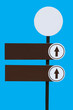 Blank Directional Arrow Sign