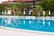Photo : Water pool - vacation background