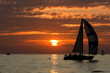 Sailing into the sunset Sailing into the sunset