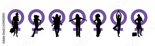 Illustration: Women's Day Banner Women's Day Banner