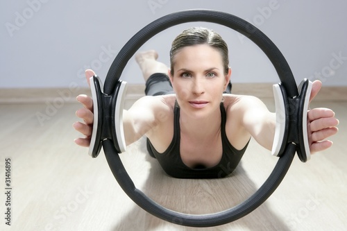 Photo: magic pilates ring woman aerobics sport gym magic pilates ring woman aerobics sport gym