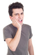 Man with toothache