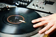 DJ's hand DJ's hand