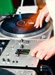DJ's hand DJ's hand