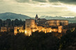 Alhambra Palace at Dusk