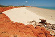 Red Rugged Rocks In Gantheaume Point