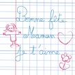 mots d'enfant fête des mamans