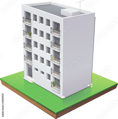 Vector: Immeuble (détouré) Immeuble (détouré)