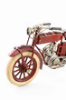 ����: Handmade tin 1930's vintage motorcycle model, isolated � kanvag #31435206