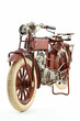 ����: Handmade tin 1930's vintage motorcycle model, isolated � kanvag #31435207