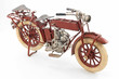 ����: Handmade tin 1930's vintage motorcycle model, isolated � kanvag #31435460
