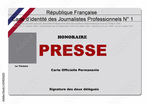 Carte De Presse