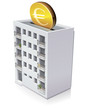 Investir en euros dans un immeuble (reflet)