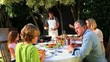Video: Family Barbecue in garden Family Barbecue in garden