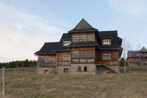 Photo: old house in the Polish mountains old house in the Polish mountains