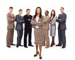 Photo: Young attractive business people - the elite business team Young attractive business people - the elite business team