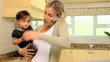 Busy mother in difficulty