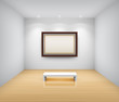 Gallery Interior with empty Gallery Interior with empty