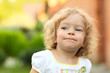 Funny little girl Funny little girl