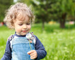 Child in summer park
