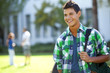 student at school
