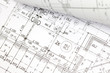 Photo: background of architectural drawing background of architectural drawing