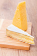 Food - tasty cheese - brie and russian