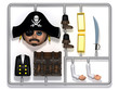3d Model Pirate plastic construction kit