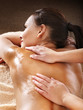 Young woman having massage.