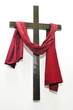 cross on white background