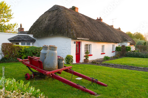 Photo: Irish traditional cottage houses Irish traditional cottage houses