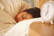 Indian woman sleeping
