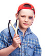 boy with a slingshot boy with a slingshot