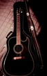 black guitar