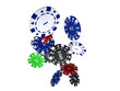 Poker Chips Abstract