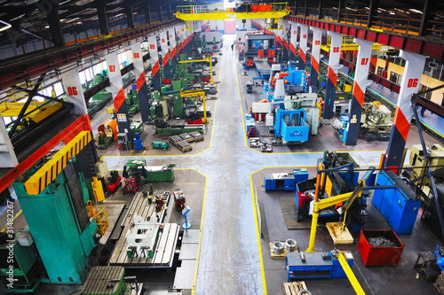 Photo: metal industy factory indoor metal industy factory indoor